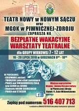 Wakacyjne warsztaty teatralne dla dzieci