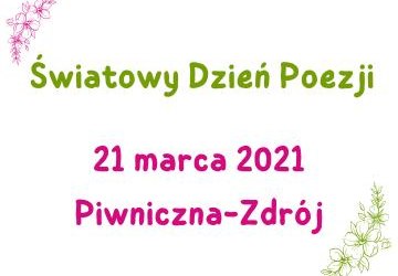 21 marca - Światowy Dzień Poezji