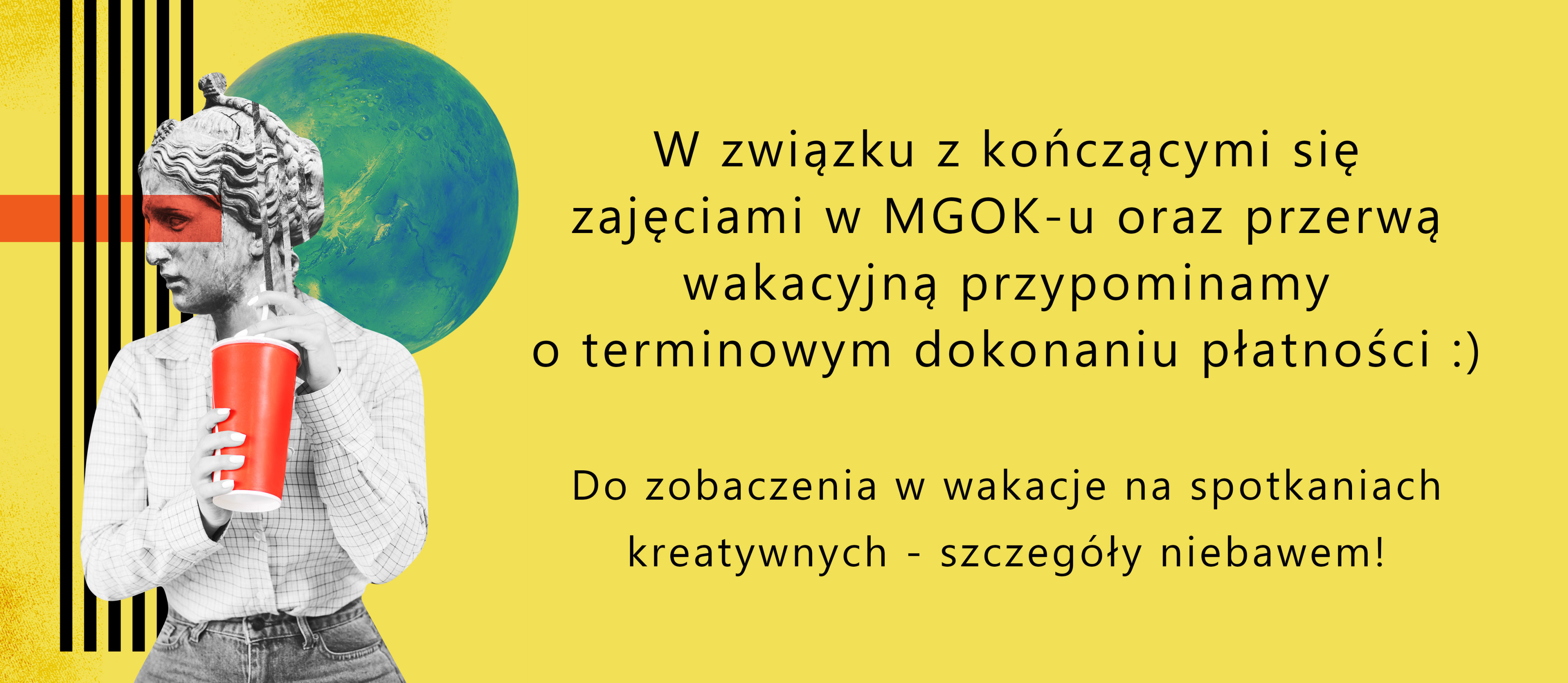 Przypominamy o dokonaniu płatności za zajęcia :)