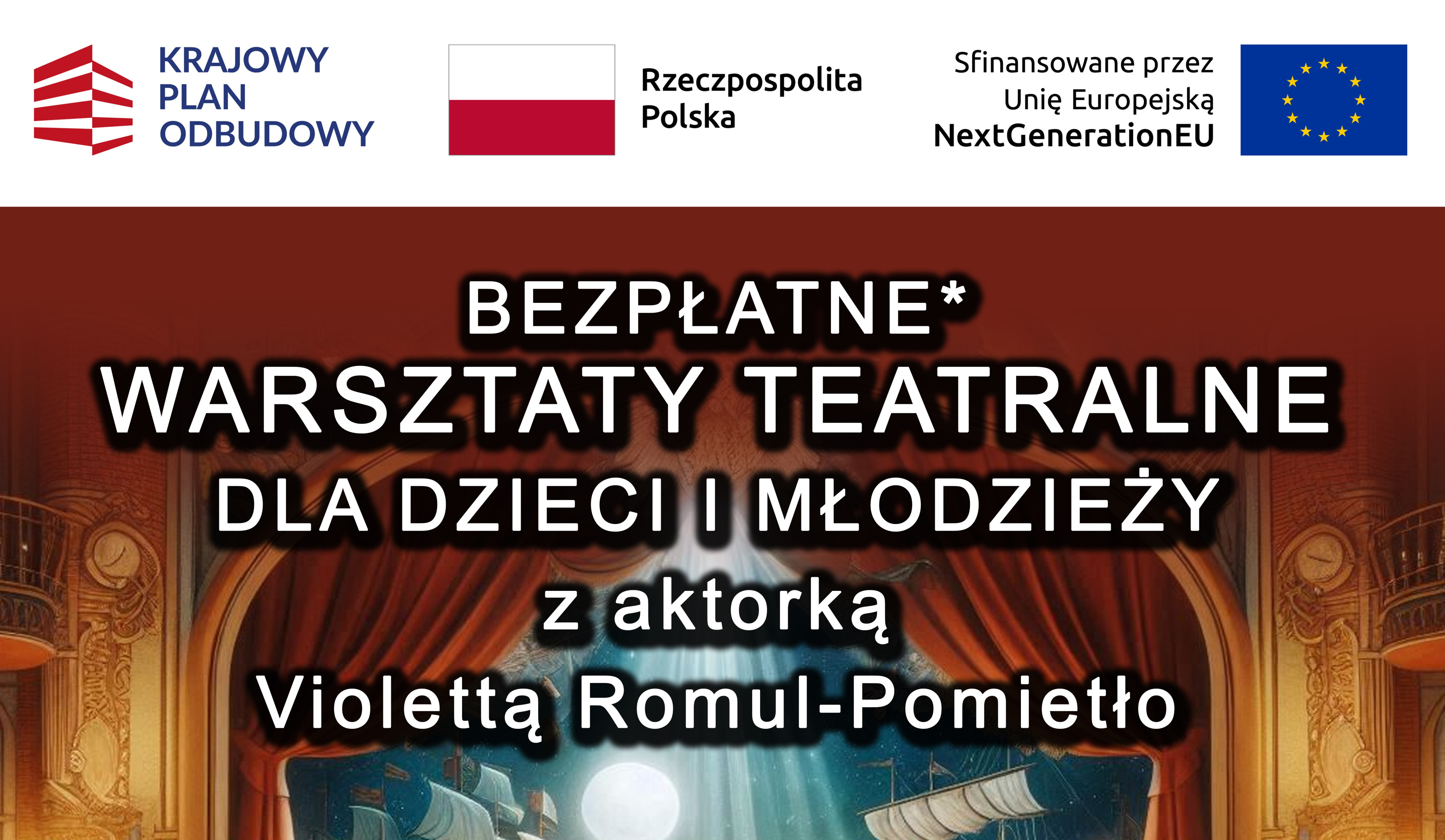 Wystartowały zapisy na Warsztaty Teatralne