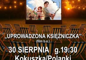 Kino plenerowe w Kokuszce w sobotę 30 sierpnia