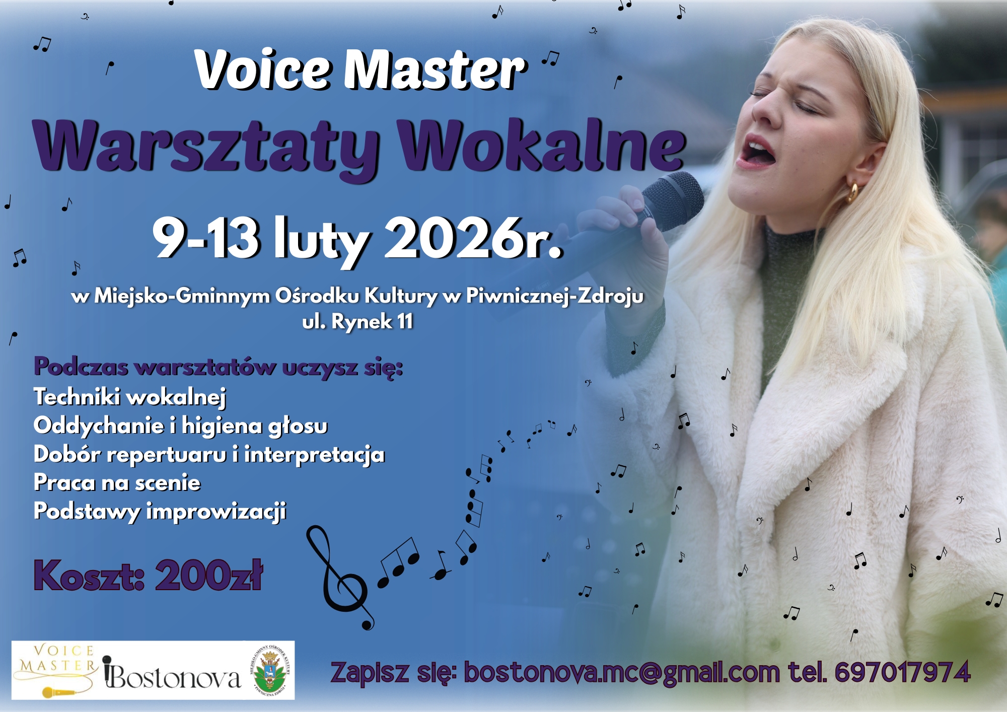 Warsztaty woklane z Bostonova Music Center,