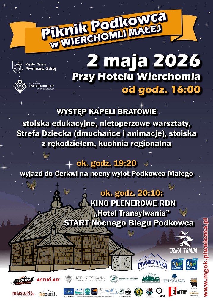 Piknik i Nocny Bieg Podkowca w Wierchomli Małej
