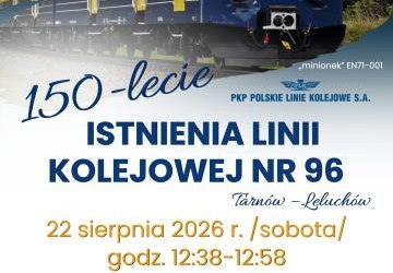 150. rocznicy powstania linii kolejowej nr 96