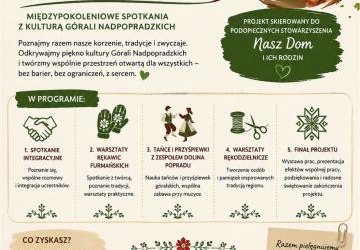 „Korzenie bez barier – międzypokoleniowe spotkania z kulturą Górali Nadpopradzkich”