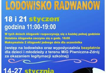 Ferie z MGOK-iem 2019 - Lodowisko Radwanów