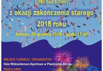 Gminny Turniej Piłki Siatkowej z okazji zakończenia starego 2018 roku