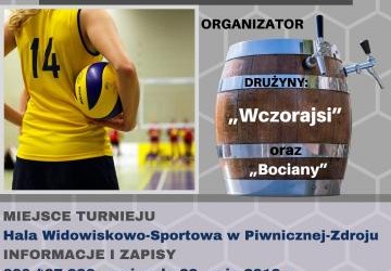 Popołudniowy turniej piłki siatkowej dorosłych o „BECZKĘ PIWA”