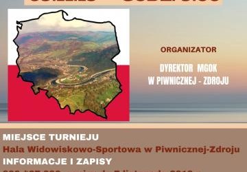 Turniej piłki siatkowej dorosłych o Puchar Miejsko-Gminnego Ośrodka Kultury im. Danuty Szaflarskiej w Piwnicznej-Zdroju z okazji 11 listopada