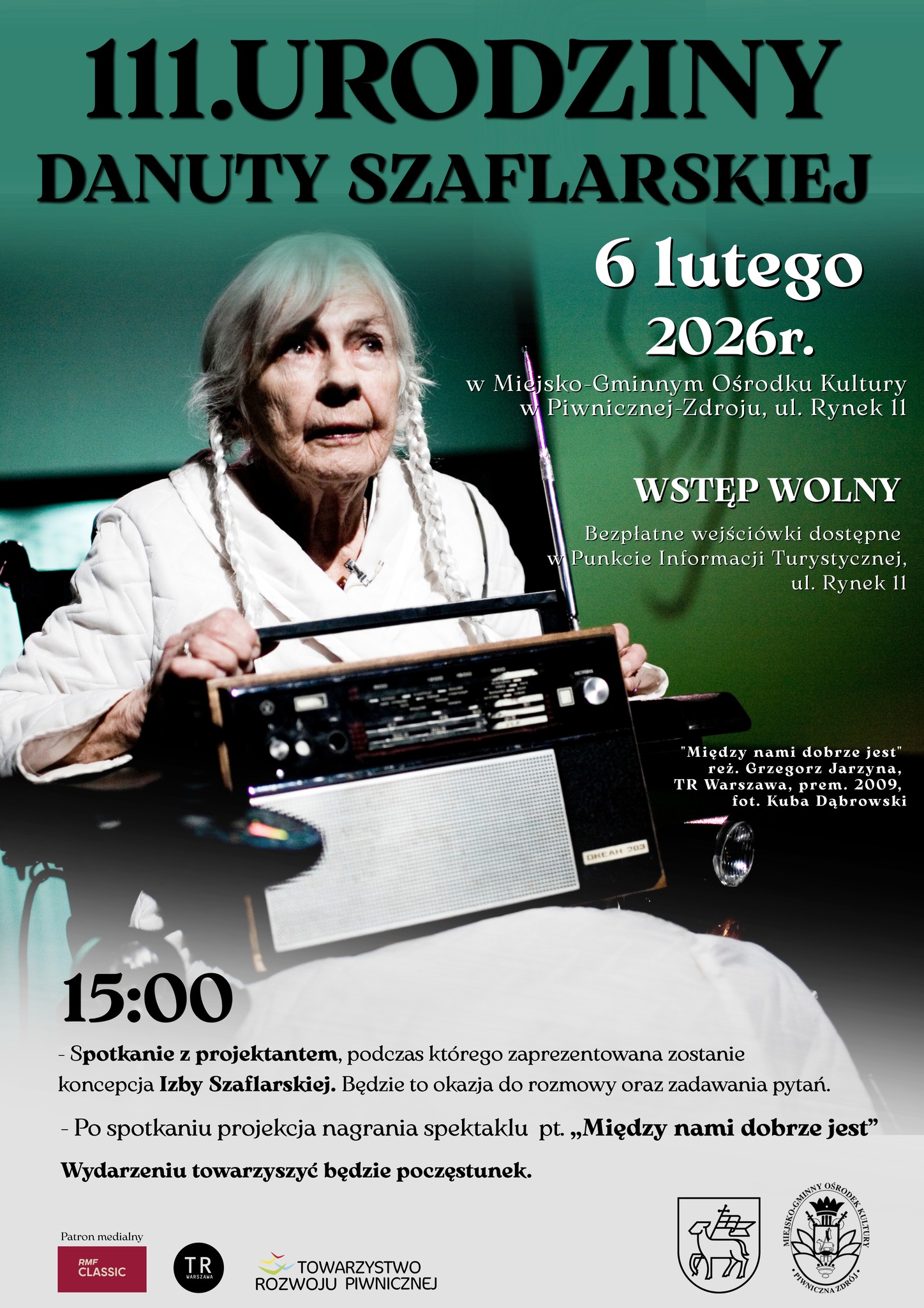 111.urodziny Danuty Szaflarskiej - 6 lutego