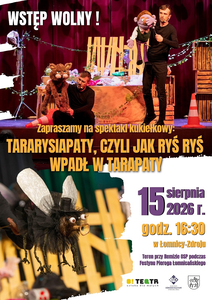 Spektakl kukiełkowy na powietrzu