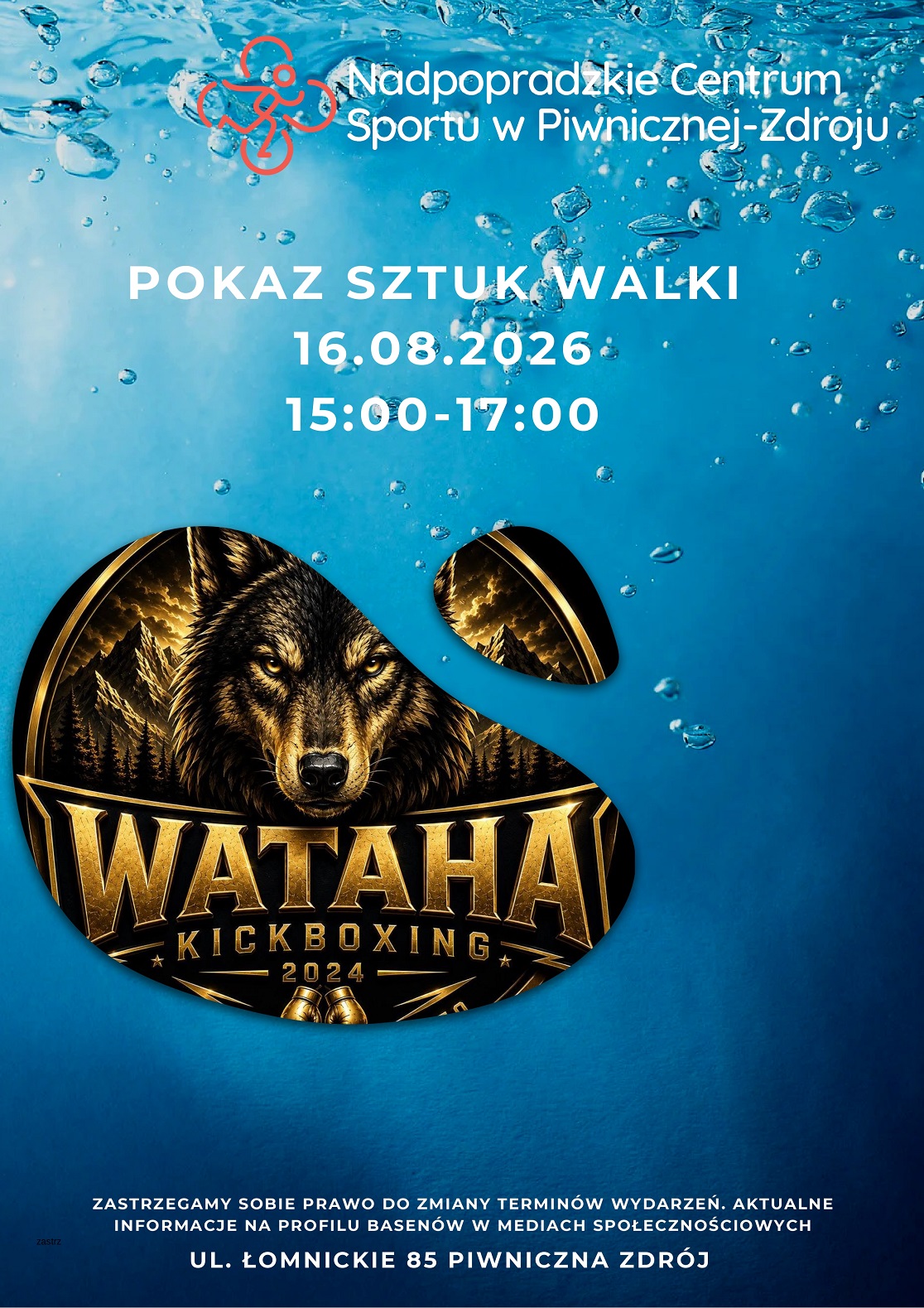 Pokaz sztuki walki klubu Wataha Kickboxing