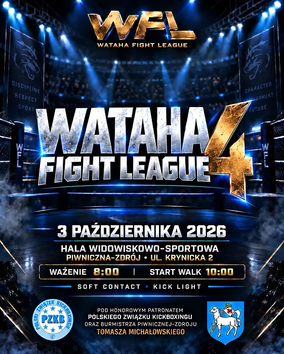 WATAHA Fight League po raz pierwszy w Piwnicznej-Zdroju