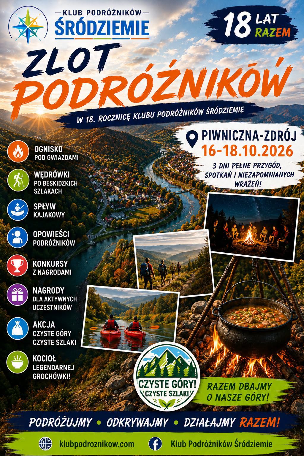 Zlot Podrózników w Piwnicznej-Zdroju